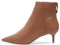Donna Elegante Punta A Punta Elegante Basso Tacco Gattino Stivaletti Cerniera Autunno Inverno Stiletto Stivali, Marrone, 38 EU