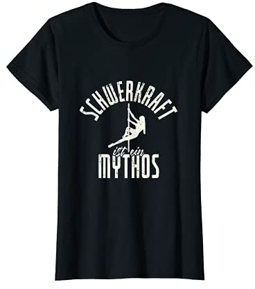 Damen Poledance Kleidung Stangen-Tanz Zubehör Pole Dance T-Shirt
