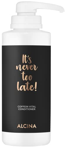 ALCINA It`s never too late Coffein Vital Conditioner, 1 x 500 ml - für dünner werdendes oder zu Haarausfall neigendes Haar