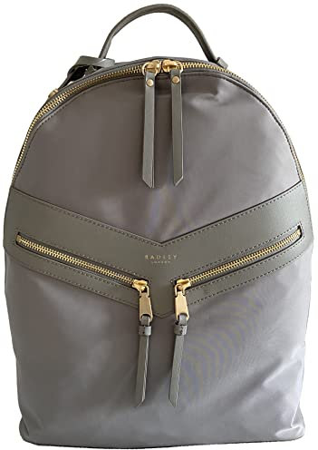 Radley London Smith Street' nylon large zip around backpack (Grey)