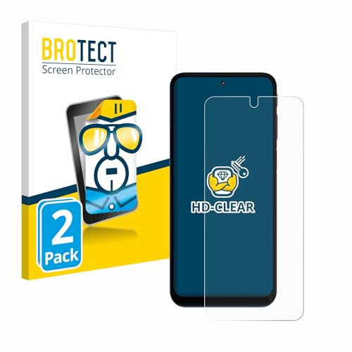 BROTECT (2 Stück Schutzfolie für Motorola Moto G41 Displayschutz Folie Made in Germany, Ultra-Klar