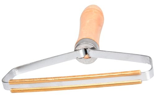 Lint Remover Pet Dog Cat Hair Remover for Carpet Scraper Manual Brush Tool Shaver Clothes Fuzz Hair Remover Fur fuzz cleaner Portable Trimmer Manual Roller Wooden Handle Reusable Lint Removal Tool