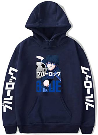 KONDZ Blue Lock Hoodies Boys and Girls Merch Jersey Harajuku Oversize Harajuku Streetwear Anime Sportswear Kawaii Tops Sweatshirts
