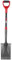 HANTOP Spade Shovel Garden Flat Trenching Shovel for Digging Gardening Planting Edging, 43 inches