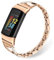 TRUMiRR Leder Armband für Fitbit Charge 6/5 - Mesh Gewebte Edelstahl Metall Uhrenarmband Ersatzband