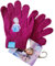 Winterhandschuhe für Kinder, 2 Stück, Winter, Unisex, Einheitsgröße (FROZEN Violett)