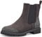MARCO TOZZI by Guido Maria Kretschmer Damen Chelsea Boots Flach mit Reißverschluss, Grau (Dk.Grey), 40 EU