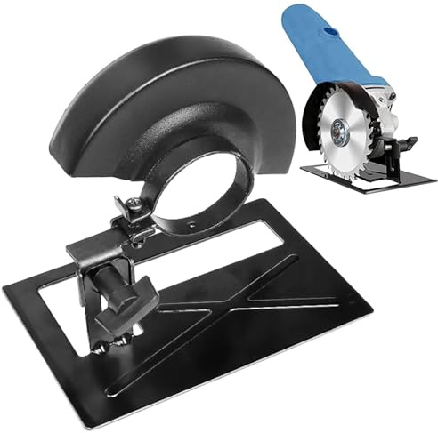 Winkelschleifer-Halterung, verstellbarer Ständer mit starker Härte, Radschutz aus Karbonstahl, sicherer Winkelschleiferschutz für Tischlerei, Holzbearbeitung, Metallschneiden, 100–125 mm Rad