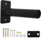 Wall Mounted Weight Plate Rack Storage, Steel Wall Mounted Weight Plate Holder Fits 2 Plates for Home Gyms, Garages, and Power Racks (Black-1pis)