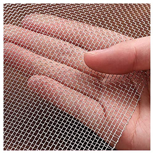 Stainless Steel 12 Mesh Gutter Guard Filter for Leaves Rust Proof Roof Screen Gutter System Silver 1x3m (39x118 inches)