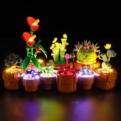 LED Lighting Kit for Lego 10329 Tiny Plant Model, LED Lights Compatible with Lego 10329 Tiny Plant Model (Lego Model Not Included)