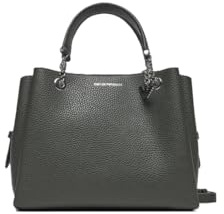 Emporio Armani Handtasche Charm Adler Y3D159 YFN6E 86025 Schatten/Schatten, grau