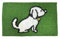 Jeamis Kunstrasen für Hunde Fußmatte Haustürmatte Training Katzenklo Matte Welpen Gras Hundetoilette (50 x 80 cm, Hund)