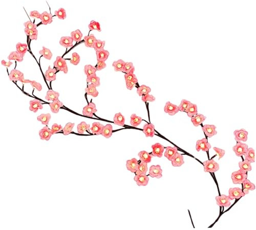 LED Tree Branch Lights for Wall,1.6M Branch Lights, 72 LEDs Cherry Blossom Lights Vine Lights with Remote and 8 Lighting Modes Cherry Blossom Garland Willow Vine for Home Room