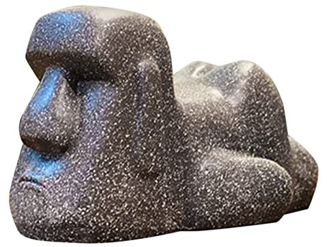 MAGICLULU Tissue Box Cover Im Moai-Design Dekorative Abdeckung Für Papierhandtücher Stabiler Serviettenhalter Für Zuhause Und Büro