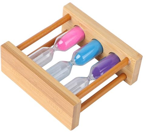 WEKADRIN Minuterie Décorative Unique en Bois Et Verre pour Décorer Votre Sauna