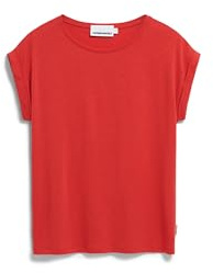 Damen T-Shirt aus Tencel™ Lyocell Mix JILAANA Regular Fit Coral Blush