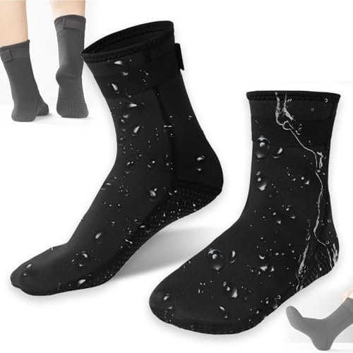 dcas 1 Paio Calze In Neoprene, Immersioni Surf Calzini,Sport Acquatici Calzini, Beach Volley Calzin-i, Impermeabili Calzin-i Da Nuoto, Calze In Neoprene Da 3 MM