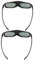 Enlace DLP Gafas 3D Últimas Tecnología 144Hz Gafas de Obturación Activa para Proyectores DLP Vivitek JMGO 2PCS