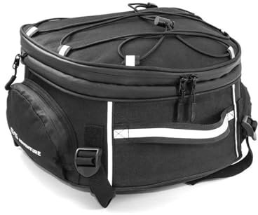 HZBHD Motorrad-Satteltasche Für B&MW R 1200 R RT LC (2014-), R 1250 R RS RT, R 1100 GS RT R S, Gepäckträger-Hecktaschen Aufbewahrungspaket