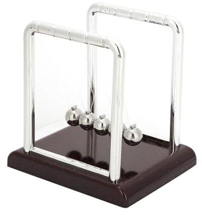 Yosoo Metal Swing Ball Toy - Interactive Swing Ball Toy for Desk, Stress Relief, Educational Science Decoration, Birthday