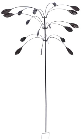 Stylebest Kinetischer Windspinner, Robuste, Rostfreie, wasserdichte Windmühle aus Eisen mit Kugellagern für die Dekoration Im Freien, Garten, Terrasse, Balkon
