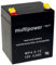 Multipower MP4.5-12 Blei Akku, 4,8mm Faston Stecker