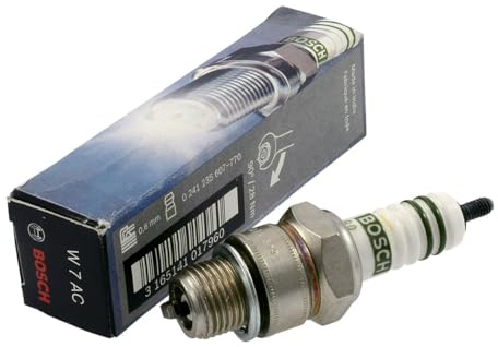 Bosch 0241235965 Zündkerze Super Special W7AC - KSN 460 | Standard-Zündkerze, geliefert wird 1x Bosch W7AC; WR7AC ist abgeschirmt, mögliche Fehlfunktionen bei digitalem Tacho prüfen
