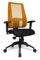 Topstar LT20BTW504 Bürostuhl Lady Sitness Deluxe inklusiv höhenverstellbare Armlehnen (schw./schw.-orange)