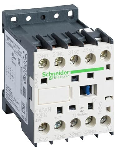 Schneider Electric TeSys K CA3KN Leistungsschütz 2 Schließer + 2 Öffner / 10 A, 58mm x 45mm
