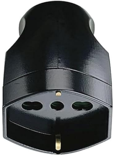 VIMAR – Steckdose 2-polig + Erde 16 A Universal Axial Schwarz