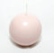 Candela A Sfera Diametro 8 Cm (Rosa Antico)