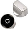 SPARES2GO Hot-Ari IX - Mandos de recambio para horno, fogón o placa de cocina Hot-Ari para Hotpoint (plateados, pack de 2)
