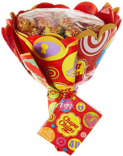 Chupa Chups Lollipop Flower Bouquet - Confezione da 19 Pezzi