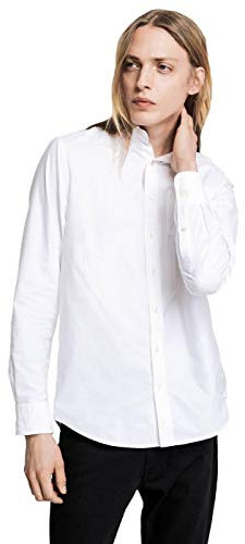 GANT Men's The Oxford Shirt REG BD Regular Fit Plain Button Down Long Sleeve Sport Shirt, White, Xx-Large