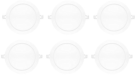 NuLoXx 6er Pack LED Panel Round 24W/740 4000K neutralweiß 1750LM AC 80…260V, 120° Abstrahlwinkel, Einbau-Deckenleuchte ersetzt 60 Watt