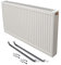 Buderus Logatrend Ventil-Flachheizkörper VC-Profil Typ 22 BH 600 vers. Längen + Halter (BL: 1200 mm)
