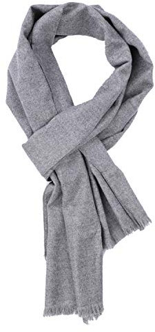 Écharpe Homme Foulard Cachemire Pashmina Châle Unisexe Vintage Étole Classic Luxueux Vogue Longue Cache-col Écharpe Chaud Convient Automne Hiver Cadeau de Noël 180×30cm Gris clair