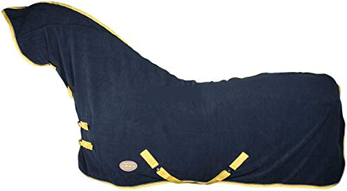 Harrys Horse Fleecedecke Oakville, mit Halsteil, total Eclipse, Größe (cm):165cm