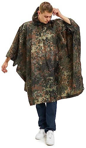 Brandit Ripstop Poncho, Farbe: flecktarn, Größe: OS