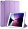 DTTO Étui Intelligent pour Apple iPad Air2 9,7, Ultra Fin et léger avec Support et Coque arrière en TPU Souple pour iPad Apple iPad Air2, 9,7, Fonction Veille/réveil Automatique Violet