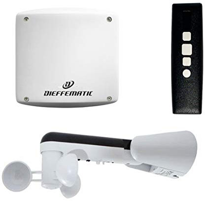 KIT PER QUATTRO 4 MOTORI CENTRALINA SENSORE VENTO TELEC TENDA TENDE DA SOLE KITL