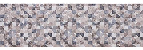 REDS Tappeto - Tappeto multiuso antiscivolo per ingresso, cucina, camera, bagno - Lavabile in lavatrice - 33-50 x 120