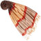 Lorenzo Cana Pashmina Schal Schaltuch jacquard - gewebt Paisley Muster 70 x 180 cm Tuch Naturfaser Camel Braun Rot 9333677
