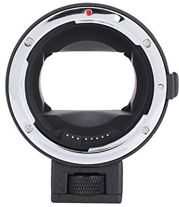 Anello Adattatore di Messa a Fuoco Automatica per obiettivi Canon EF/EF-S su Fotocamera Sony con Attacco E, Adattatore per Messa a Fuoco Automatica