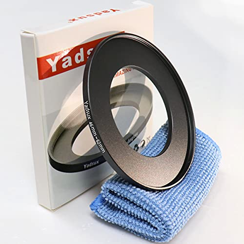 46 mm auf 62 mm Step-Up-Ring, für Kameraobjektive und Filter, Metallfilter, Step-Up-Ringadapter, der Anschluss 46 mm Objektiv auf 62 mm Filterobjektiv-Zubehör