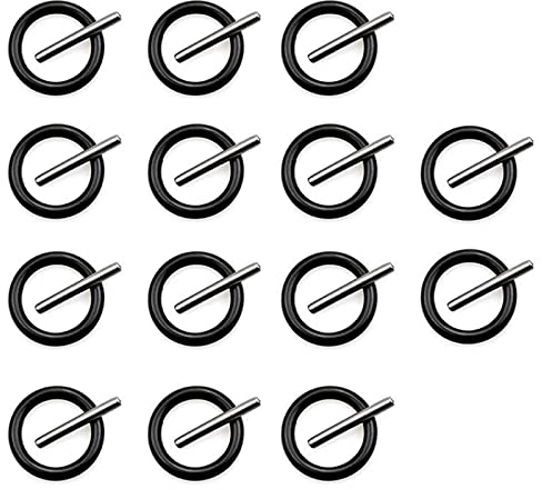 acdokuk 28 Stücke O Ring und Stift satz, 4mm Federring und 3 x 25mm Kraft Sicherungsstift, Adapter Sechskantschaft, O Ring Dichtungen für Kraftnuss Schlagschrauber