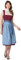 Stockerpoint Damen Julina Midi Dirndl, Bordeaux, 48