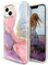JIAXIUFEN iPhone 14 Hülle Handyhülle iPhone 14 TPU Silikon Schutzhülle Handytasche Handy Hülle für iPhone 14 2022 6.1 - Marmor Pink Purple