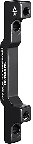 SHIMANO Disc Brake Adapters Black,SM-MA-F220P/PM, One Size